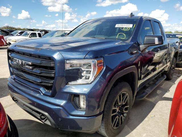 1GTV9CET4LZ263723 - 2020 GMC SIERRA K15 BLUE photo 2