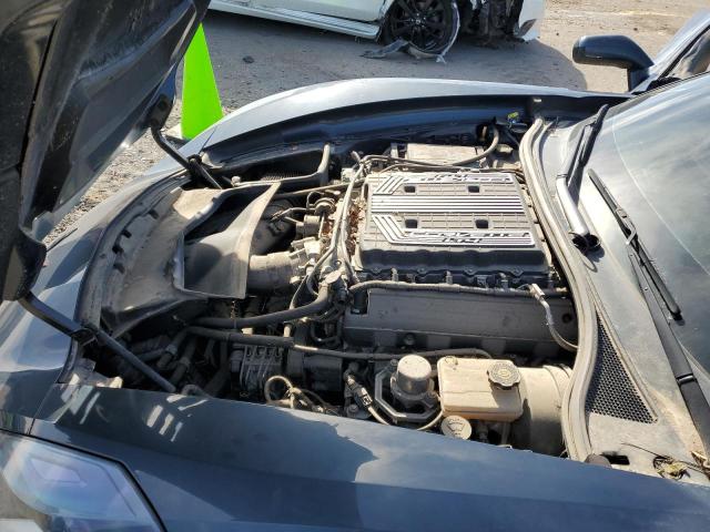 1G1YU2D61K5605774 - 2019 CHEVROLET CORVETTE Z GRAY photo 7