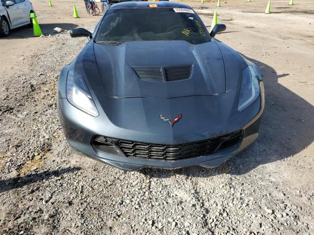 1G1YU2D61K5605774 - 2019 CHEVROLET CORVETTE Z GRAY photo 9