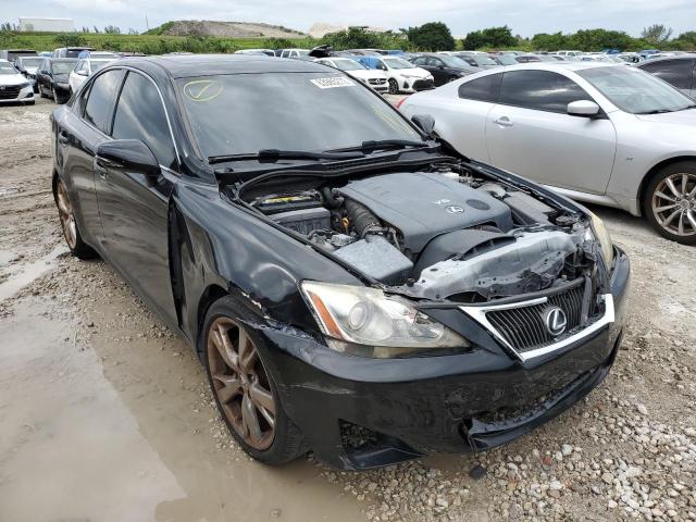 JTHBF5C22C5181464 - 2012 LEXUS IS 250 BLACK photo 1