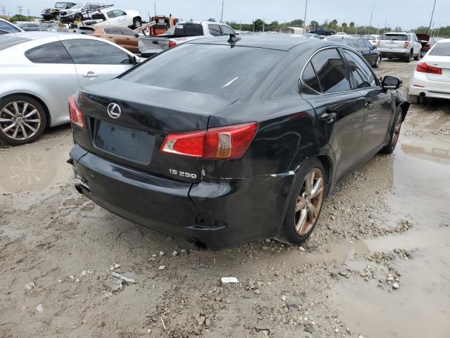 JTHBF5C22C5181464 - 2012 LEXUS IS 250 BLACK photo 4