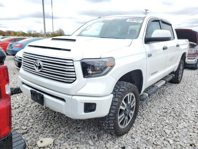 5TFDY5F19KX794143 - 2019 TOYOTA TUNDRA CRE WHITE photo 2