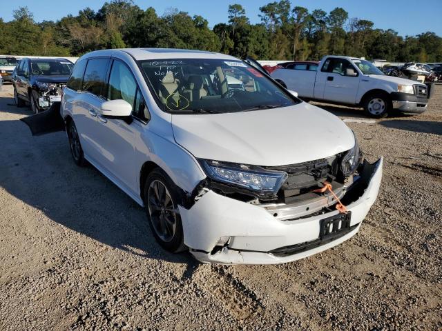 5FNRL6H99NB003105 - 2022 HONDA ODYSSEY EL WHITE photo 1