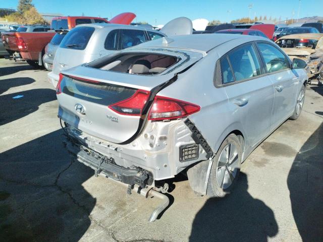 KMHC65LC2JU100220 - 2018 HYUNDAI IONIQ BLUE SILVER photo 4