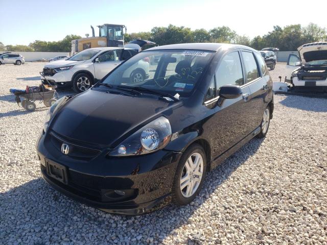 JHMGD38687S063728 - 2007 HONDA FIT S 黑色 照片 2