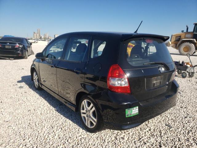 JHMGD38687S063728 - 2007 HONDA FIT S 黑色 照片 3