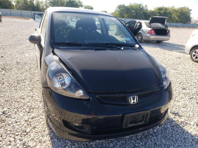 JHMGD38687S063728 - 2007 HONDA FIT S 黑色 照片 9