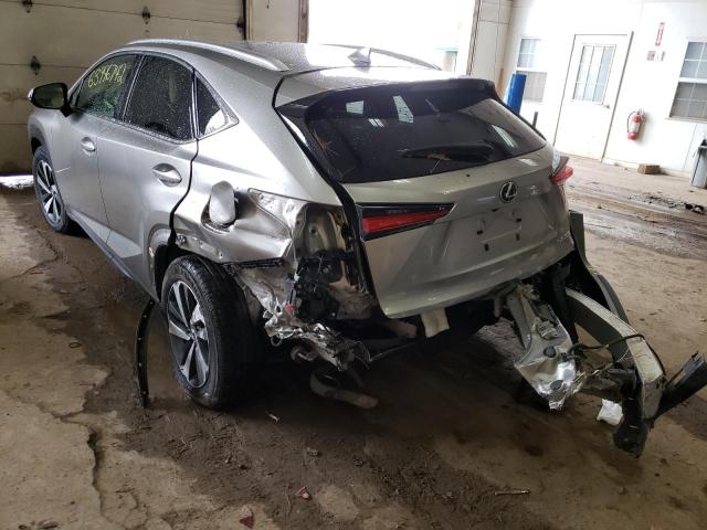 JTJBARBZ5J2164577 - 2018 LEXUS NX 300 BAS GRAY photo 3