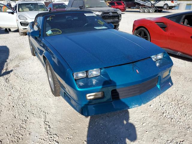 1G1FP33E0NL166953 - 1992 CHEVROLET CAMARO RS TURQUOISE photo 1