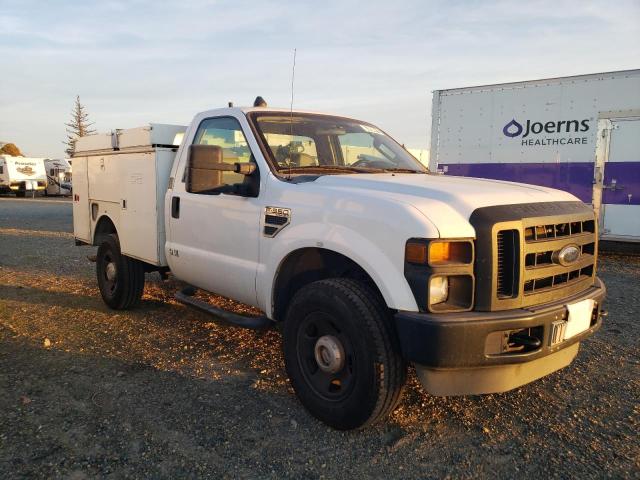 1FDWF31518EE39237 - 2008 FORD F350 SRW S WHITE photo 1