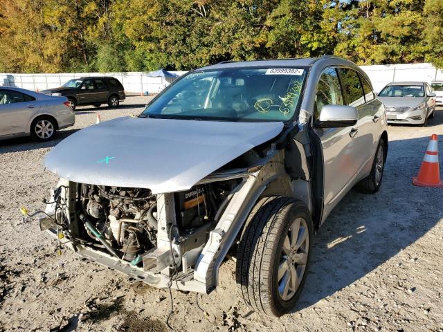 5FRYD4H82FB002057 - 2015 ACURA MDX ADVANC SILVER photo 2