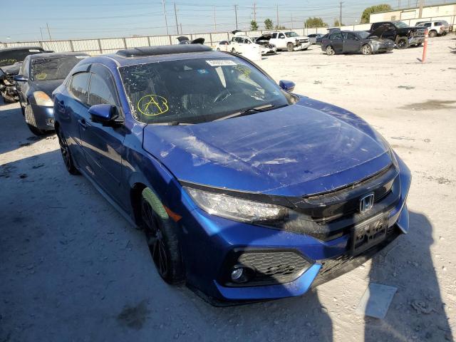 SHHFK7H94HU214887 - 2017 HONDA CIVIC SPOR BLUE photo 1