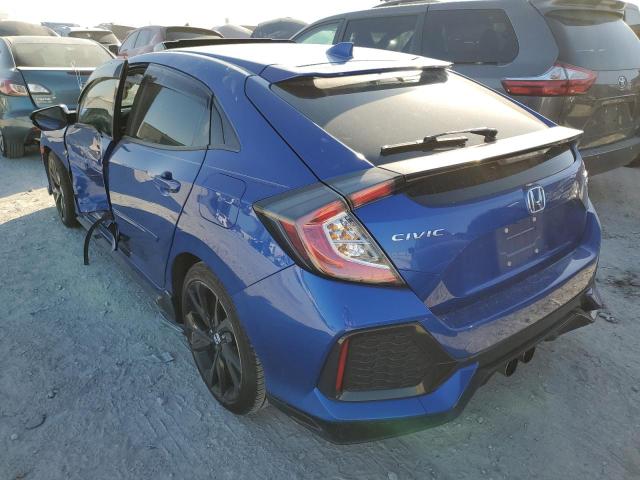 SHHFK7H94HU214887 - 2017 HONDA CIVIC SPOR BLUE photo 3