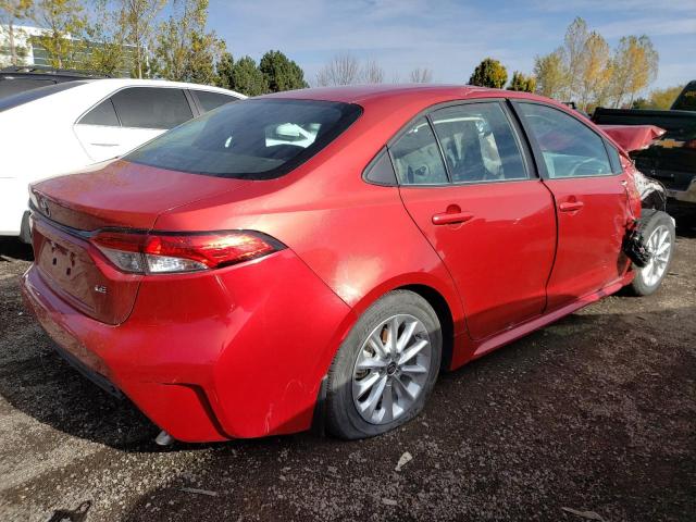 5YFBPRBE1LP101270 - 2020 TOYOTA COROLLA LE RED photo 4