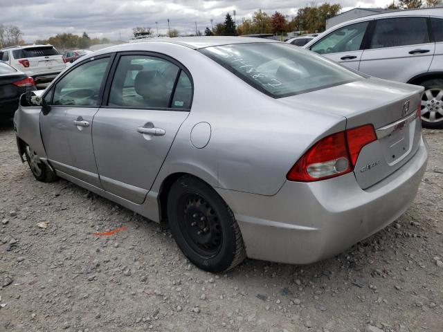 2HGFA16309H344887 - 2009 HONDA CIVIC VP SILVER photo 3