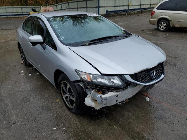 19XFB2F70FE015652 - 2015 HONDA CIVIC SE SILVER photo 1