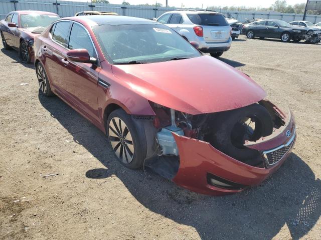 5XXGR4A69CG004730 - 2012 KIA OPTIMA RED photo 1