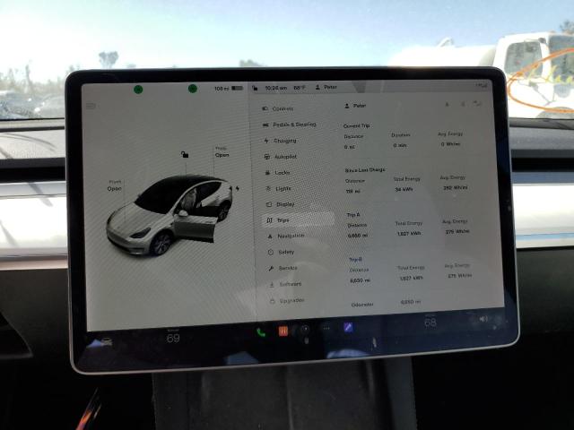 5YJYGDEE7MF283532 - 2021 TESLA MODEL Y Blanc photo 8