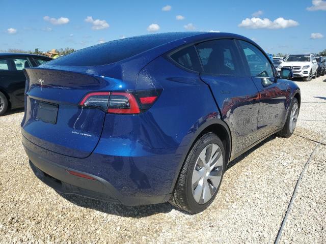 7SAYGDEE3NA004739 - 2022 TESLA MODEL Y Bleu photo 4