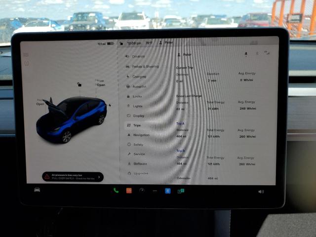 7SAYGDEE3NA004739 - 2022 TESLA MODEL Y Bleu photo 8