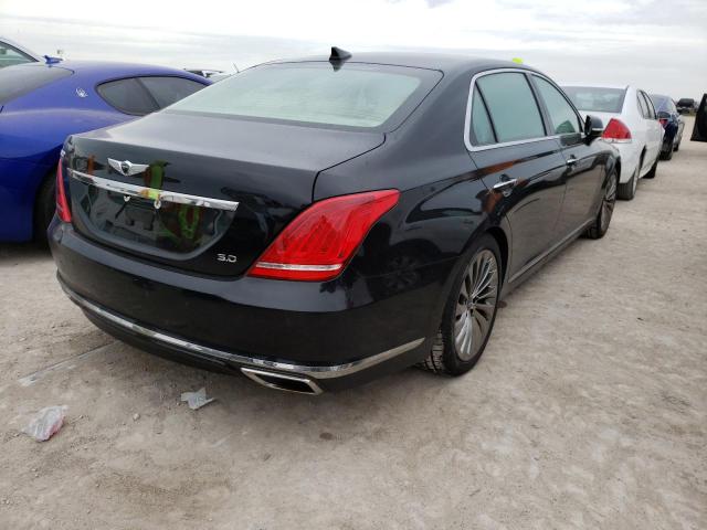 KMHG54JH7HU030804 - 2017 GENESIS G90 ULTIMA BLACK photo 4