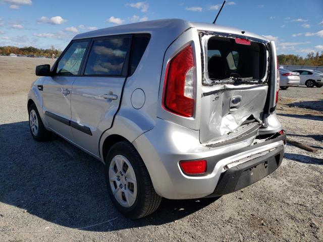 KNDJT2A59C7406971 - 2012 KIA SOUL SILVER photo 3