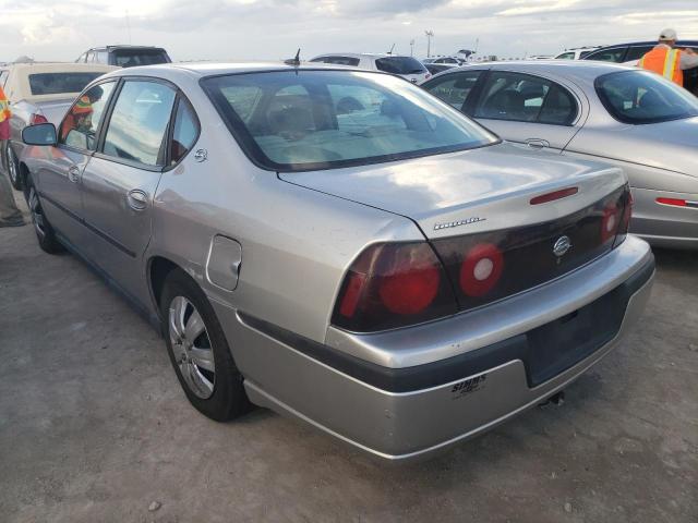 2G1WF52E259172843 - 2005 CHEVROLET IMPALA SILVER photo 3