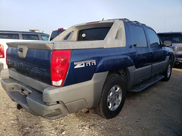 3GNEC13T22G230718 - 2002 CHEVROLET AVALANCHE BLUE photo 4