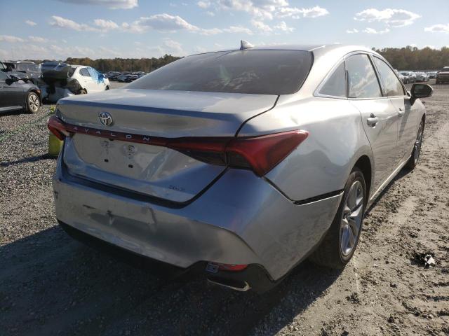 4T1AZ1FB8LU045091 - 2020 TOYOTA AVALON XLE SILVER photo 4