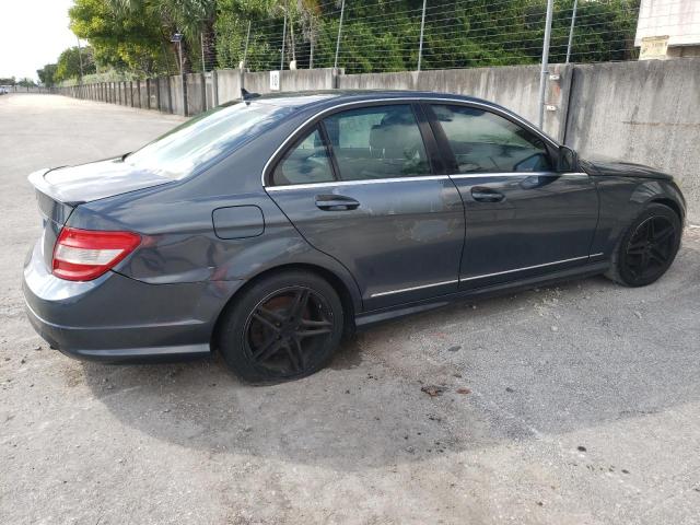 WDDGF56X19R074301 - 2009 MERCEDES-BENZ C 350 GRAY photo 3