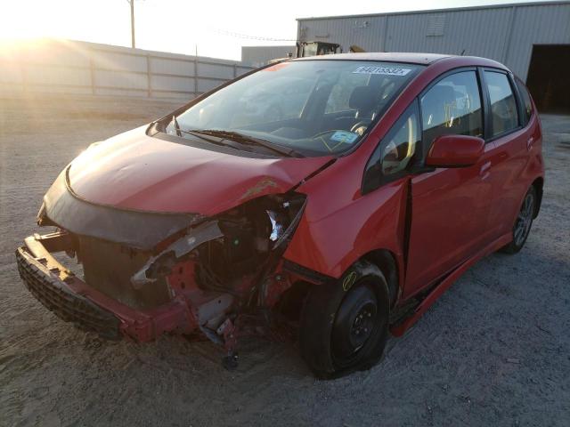 JHMGE8H54CC022017 - 2012 HONDA FIT SPORT RED photo 2