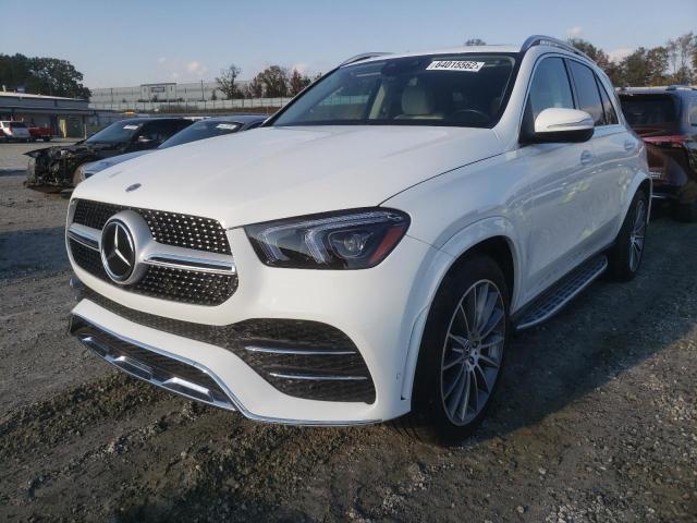 4JGFB5KB1MA418000 - 2021 MERCEDES-BENZ GLE 450 4M WHITE photo 2