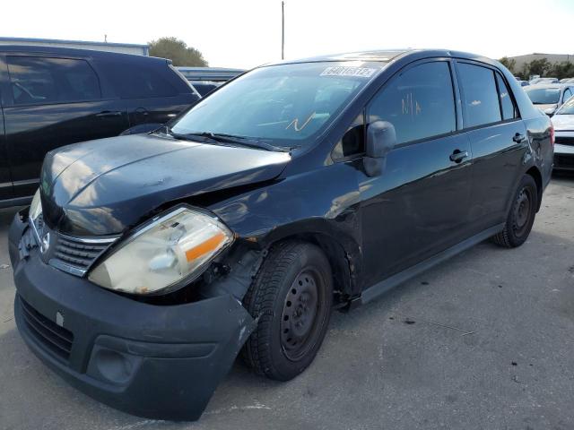 3N1BC11E59L397434 - 2009 NISSAN VERSA BLACK photo 2