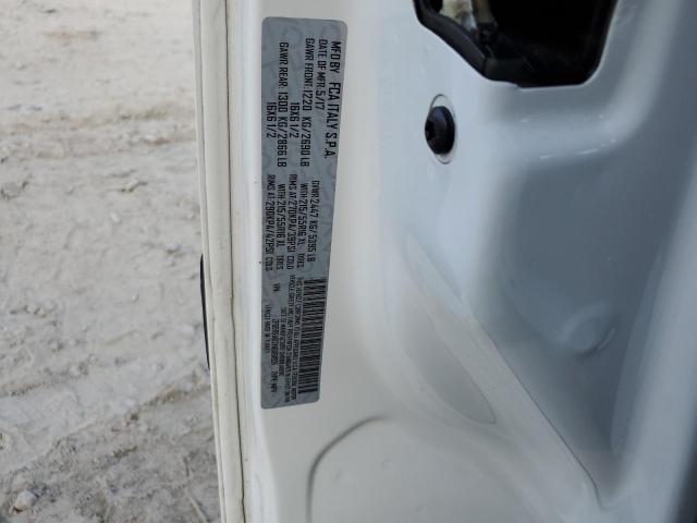 ZFBERFAB2H6G61851 - 2017 RAM PROMASTER WHITE photo 10