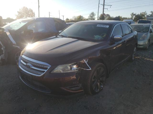 1FAHP2FW5AG153378 - 2010 FORD TAURUS LIM BURGUNDY photo 2