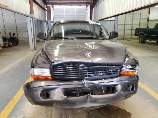 1B7HL2AXX1S307909 - 2001 DODGE DAKOTA QUA GRAY photo 9