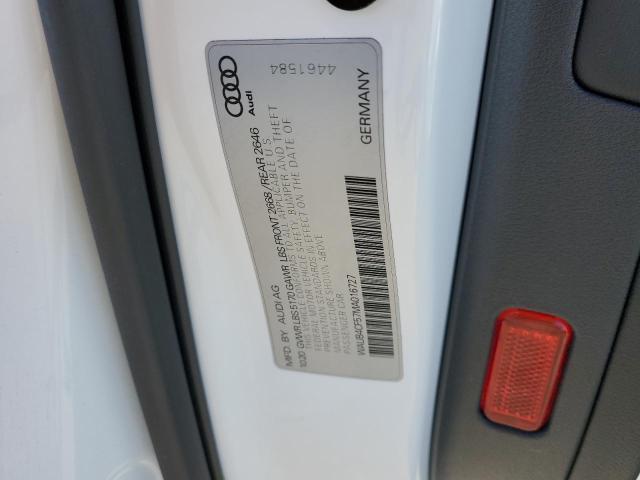 WAUB4CF57MA016727 - 2021 AUDI S5 PRESTIG 白色 照片 10