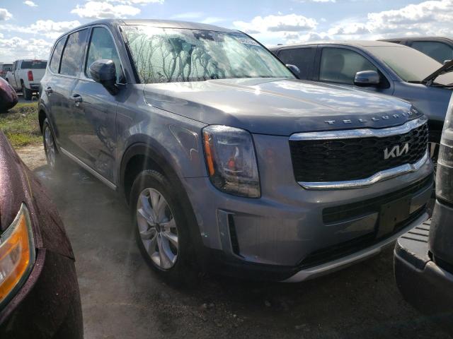 5XYP24HC5NG207922 - 2022 KIA TELLURIDE GRAY photo 1