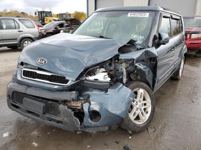 KNDJT2A22B7314900 - 2011 KIA SOUL BLUE photo 2