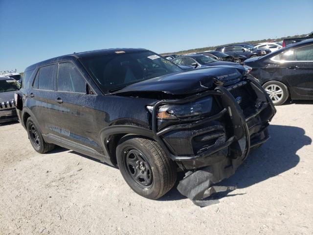 1FM5K8AW6MNA20954 - 2021 FORD EXPLORER P BLACK photo 1