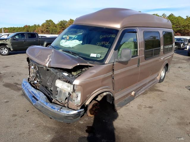 1GDFG15R6X1059928 - 1999 GMC SAVANA RV BROWN photo 2