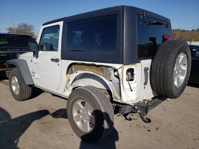 1C4AJWAG6HL540253 - 2017 JEEP WRANGLER S WHITE photo 3