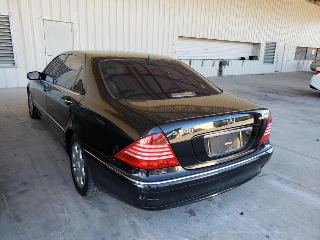 WDBNG84J13A352729 - 2003 MERCEDES-BENZ S 500 4MAT BLACK photo 3