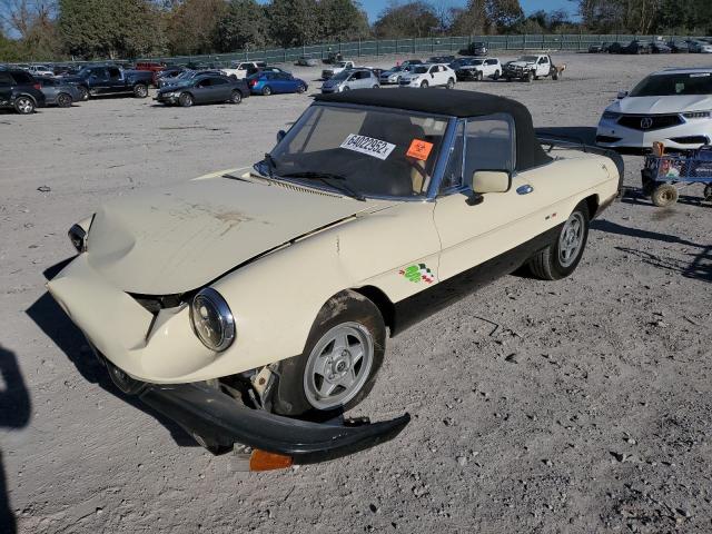 ZARBA5583H1048704 - 1987 ALFA ROMEO SPIDER VEL CREAM photo 2