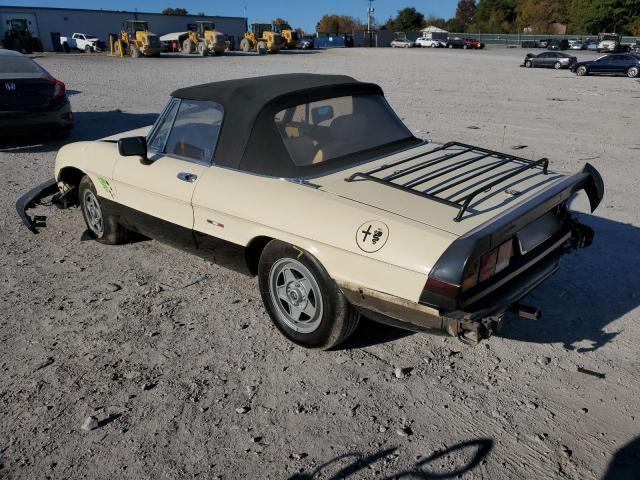 ZARBA5583H1048704 - 1987 ALFA ROMEO SPIDER VEL CREAM photo 3