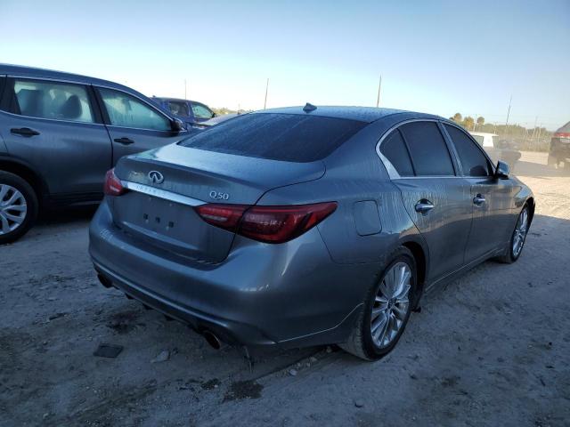 JN1EV7AP0KM516076 - 2019 INFINITI Q50 LUXE GRAY photo 4