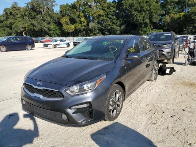 3KPF24AD9LE229351 - 2020 KIA FORTE FE GRAY photo 2