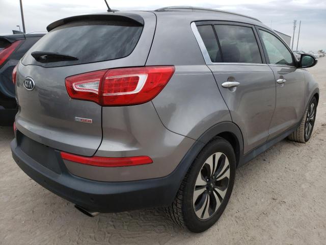 KNDPC3A65C7178301 - 2012 KIA SPORTAGE S GRAY photo 4