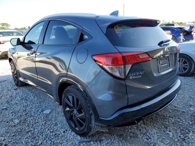 3CZRU5H1XNM728042 - 2022 HONDA HR-V SPORT GRAY photo 3