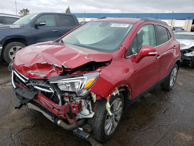 KL4CJASB3JB584599 - 2018 BUICK ENCORE PRE RED photo 2